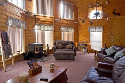 Mountain View Home on 2 Acres w/ Wrap-Around Deck, WiFi, W/D - Great for ATVs