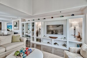 TV connectée, cheminée