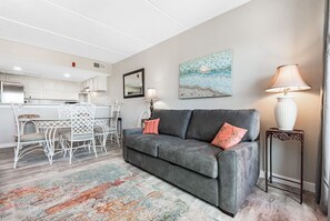 TV - Boutique Beachfront Resort Condominium with Beach Boardwalk | Casa Condo 305 (Port Aransas)