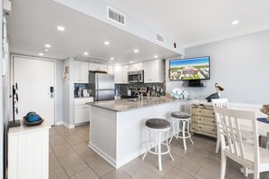 Fridge, microwave, oven, stovetop - Beachfront Boutique Resort | Sunkissed Retreat | Casa Condo 307 (Port Aransas)