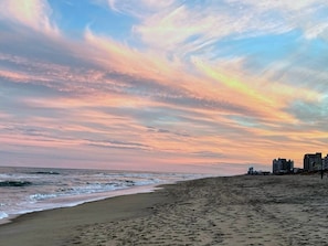 On the beach