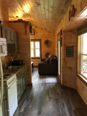 Fridge, microwave, oven, stovetop - NO SUNDAY CHECKINS wolfpack- hot tub- treehouse (Guild)