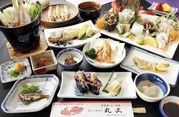 Food and drink - Hamasaka Onsen Umibenooyado Marubun (Shinonsen)