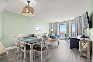 TV, Netflix, DVD player, streaming services - Bay Watch Resort 321 - 2 BR Ocean Front Condo with Awesome Views (North Myrtle Beach)