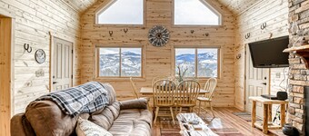 Mountain View Home w/ Fantastic Setting, Fireplace, WiFi, W/D & Two Decks