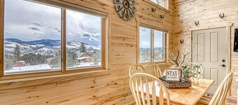 Mountain View Home w/ Fantastic Setting, Fireplace, WiFi, W/D & Two Decks