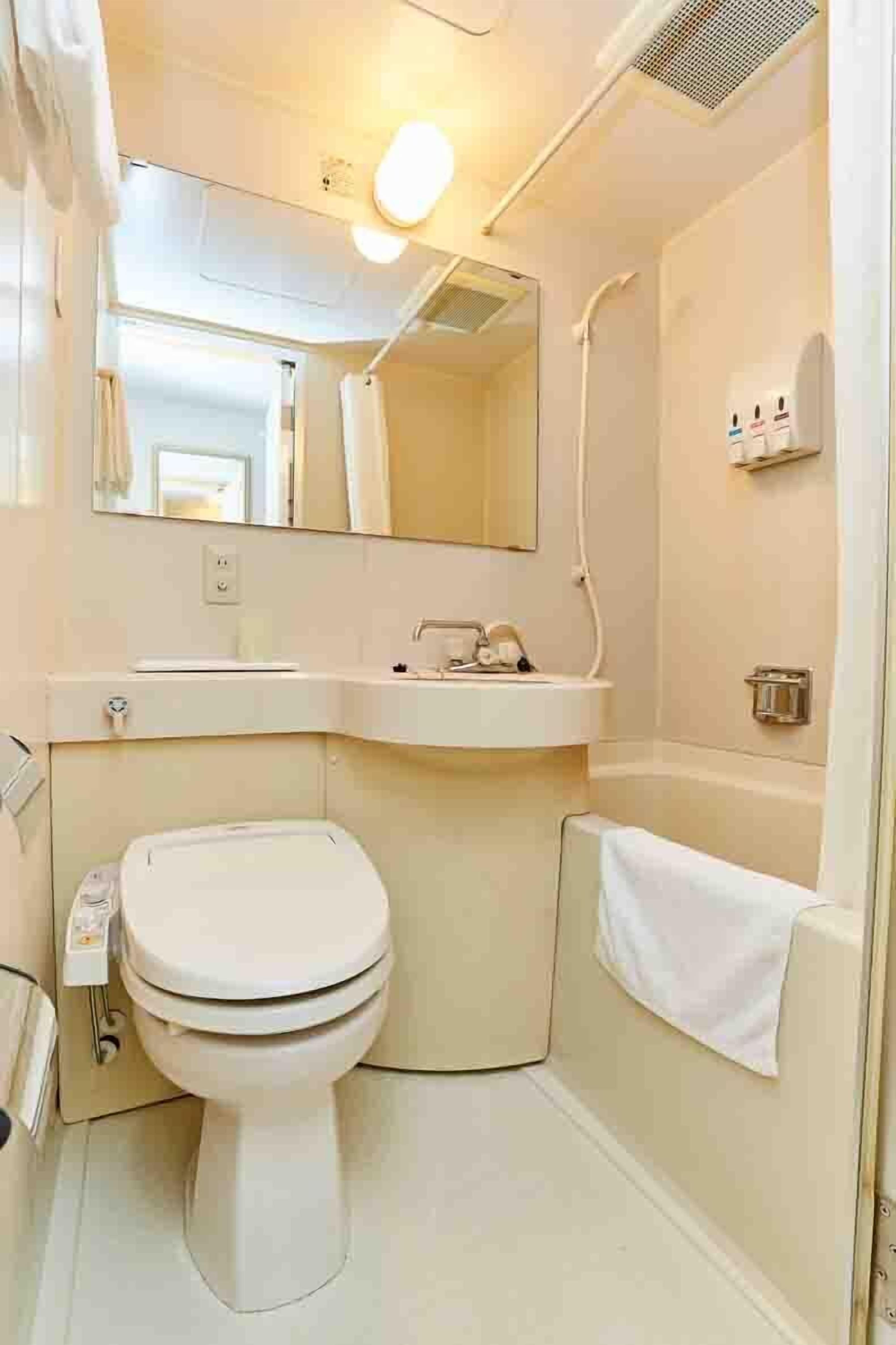 Free toiletries, hair dryer, bathrobes, slippers