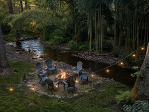 Property grounds - Hoopers Creek Cottage | Creekside Retreat Near Asheville + Hendersonville (Fletcher)