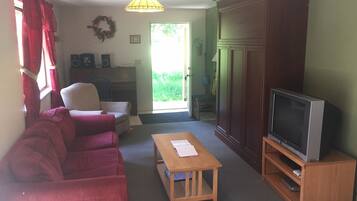 Télévision, cheminée