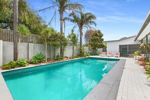 Una piscina riscaldata