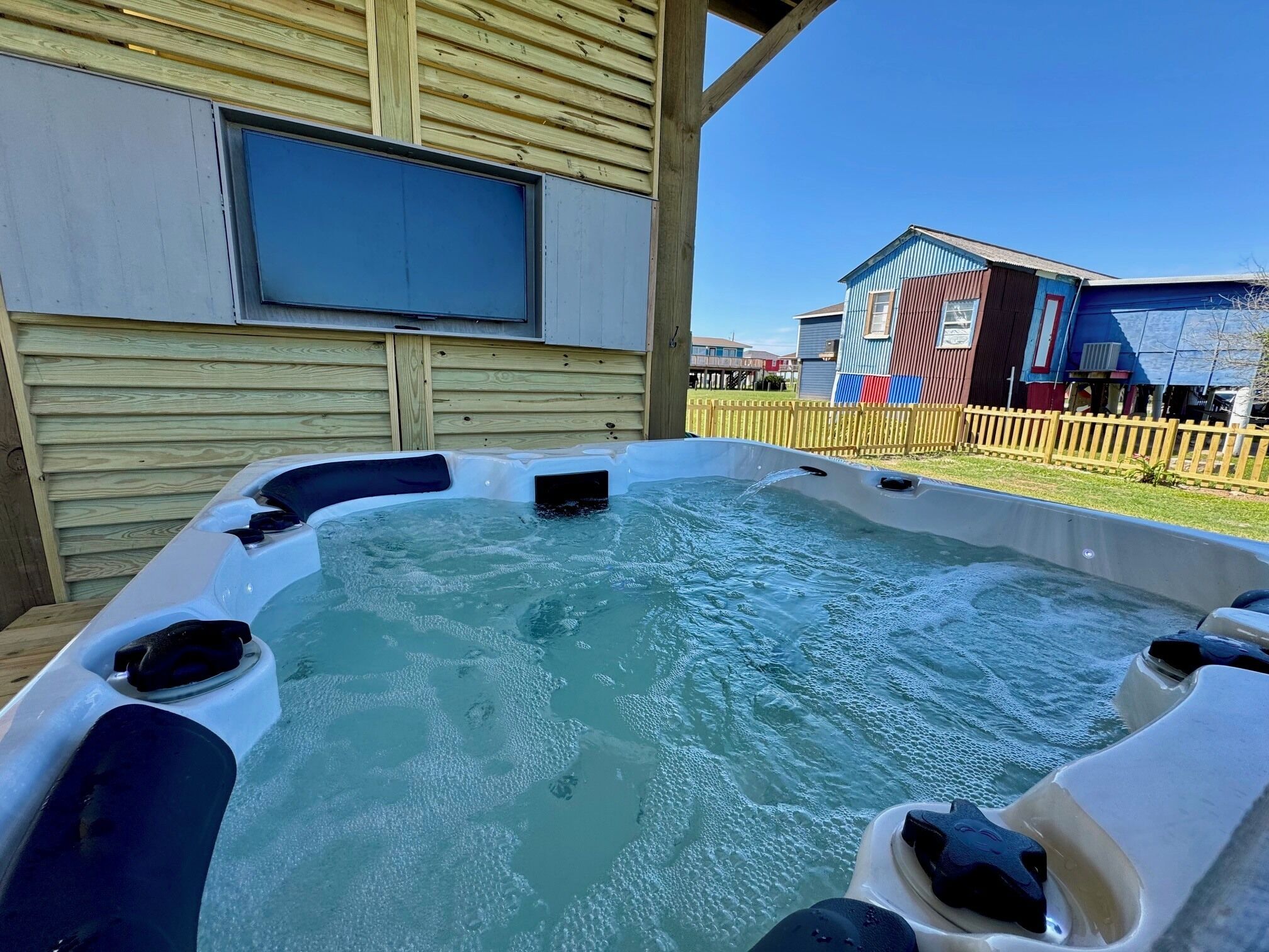 Bain à remous extérieur
