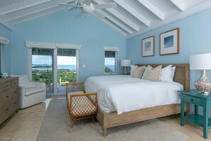 5 bedrooms, iron/ironing board, travel crib, WiFi - Maria Bluff Main House Villa- Modern, Generator, Private Pool, and Pool Table! (Cruz Bay)