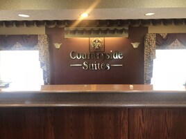 Mostrador para check-in y check-out