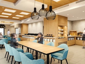 Päivittäinen buffetaamiainen maksusta