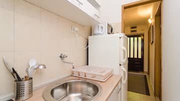 Apartment (One Bedroom Apartment with Terrace) | Private kitchenette | Fridge