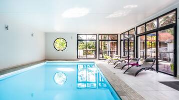 Piscine couverte, piscine chauffée