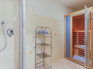 Een douche, een haardroger