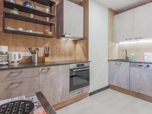 Oven, dishwasher, rice cooker, dining tables