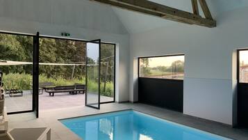 Indoor pool, outdoor pool