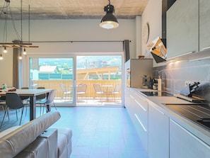 Fridge, oven, dishwasher, rice cooker