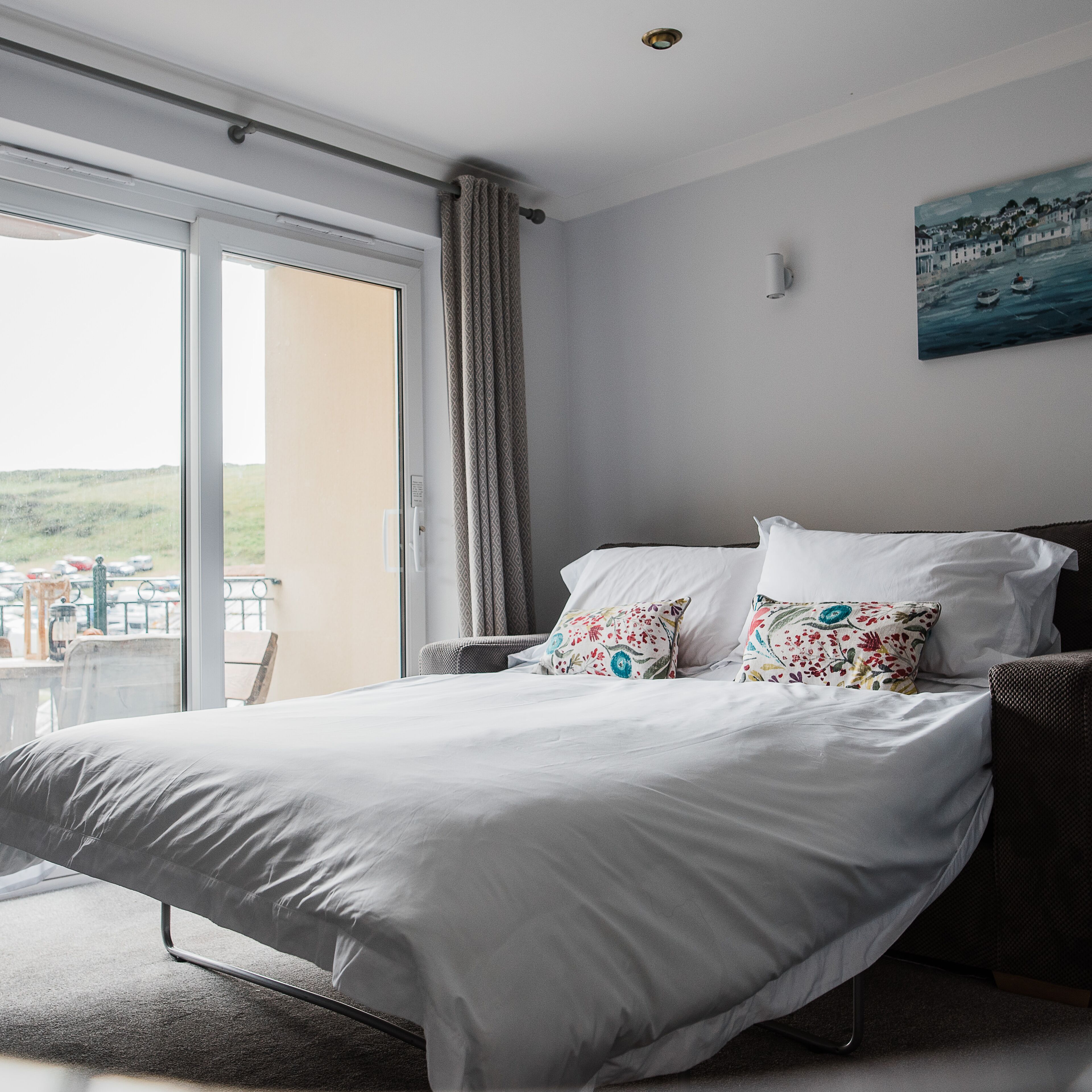 Departamento de lujo, baño en la habitación (North Cornish coast) | Lounge