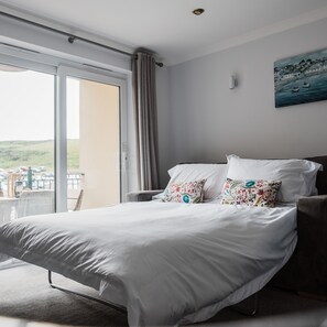 Departamento de lujo, baño en la habitación (North Cornish coast) | Lounge