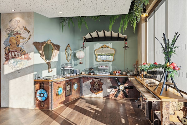 Petit déjeuner buffet (14.5 EUR par personne)