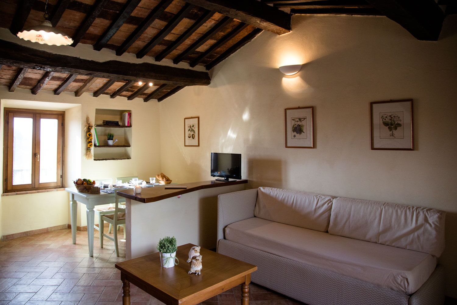 Appartamento Classic | Area soggiorno | TV