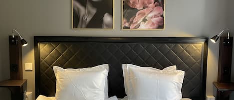 Quarto casal luxo | Quartos à prova de som, Wi-Fi de cortesia, roupa de cama