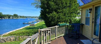 River Watch: Waterfront home with river views and a private dock.