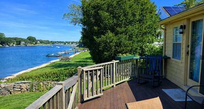 River Watch: Waterfront home with river views and a private dock.