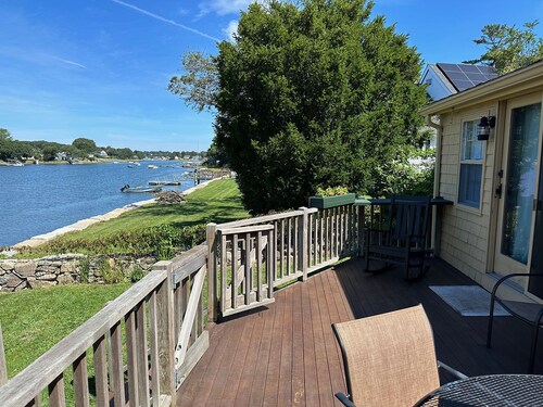 River Watch: Waterfront home with river views and a private dock.