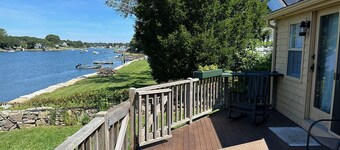 River Watch: Waterfront home with river views and a private dock.