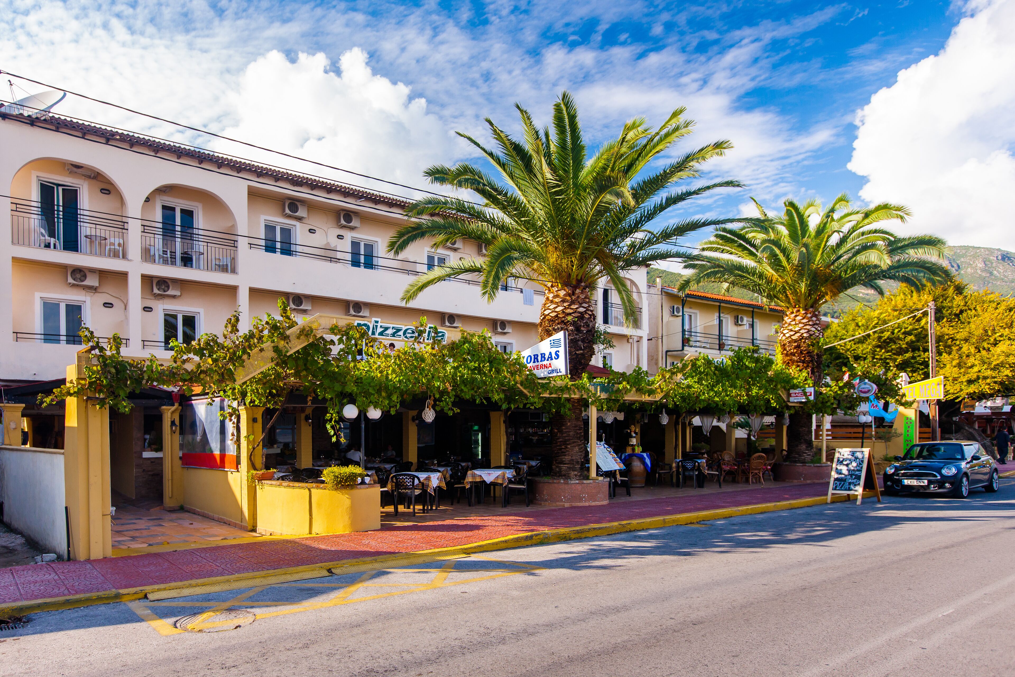 Voorkant van accommodatie