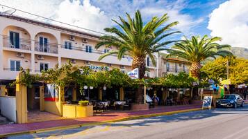 Voorkant van accommodatie