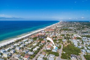 Beach nearby, sun-loungers - Frangista Beach-6 BR w/ pool-4 min walk to beach! (Miramar Beach)