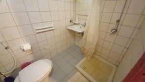 Shower, hair dryer, bidet, towels - 4km from the sea, family apartment with indoor parking and garden (Arbus)
