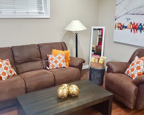 TV - Lower Suite Duplex - 3 Beds / 1 Bath By  Restaurants, Costco, G P Airport  (Grande Prairie)