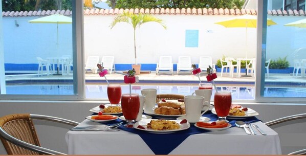 Petit déjeuner composé de spécialités régionales compris tous les jours