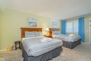 2 bedrooms, iron/ironing board, internet, bed sheets