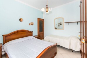 อพาร์ทเมนท์, 1 ห้องนอน | Wi-Fi ฟรี, ผ้าปูที่นอน