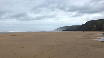House | Bathroom | Combined shower/bathtub, deep-soaking bathtub, towels