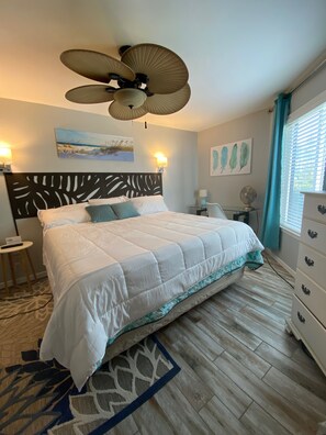 2 bedrooms, desk, free WiFi, bed sheets