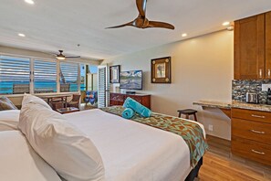 Iron/ironing board, free internet, bed sheets - Aloha Condos, Napili Bay Resort, Condo 203, Beachfront (Lahaina)