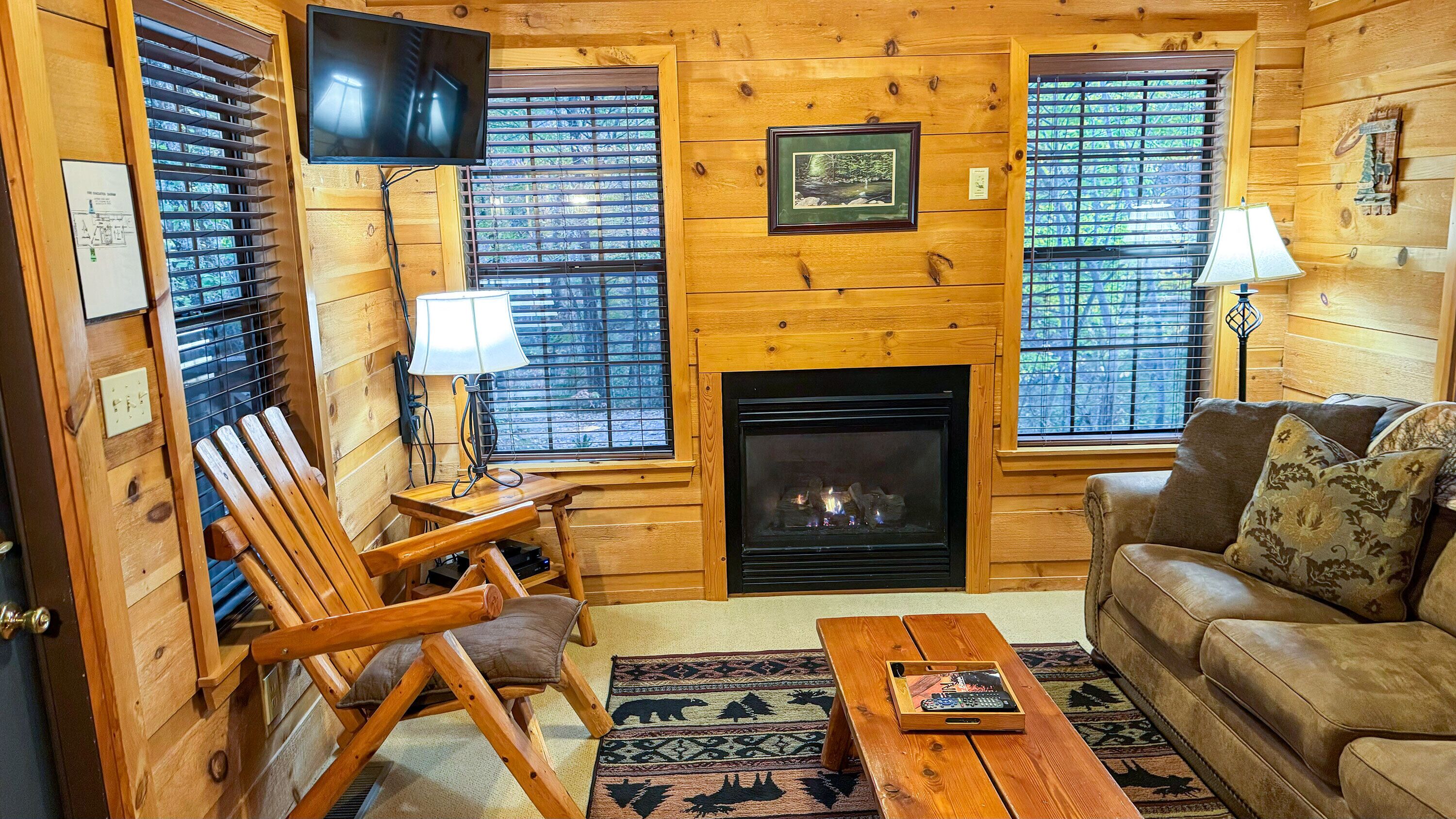 スマートテレビ、暖炉