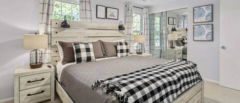 3 bedrooms, iron/ironing board, travel crib, WiFi