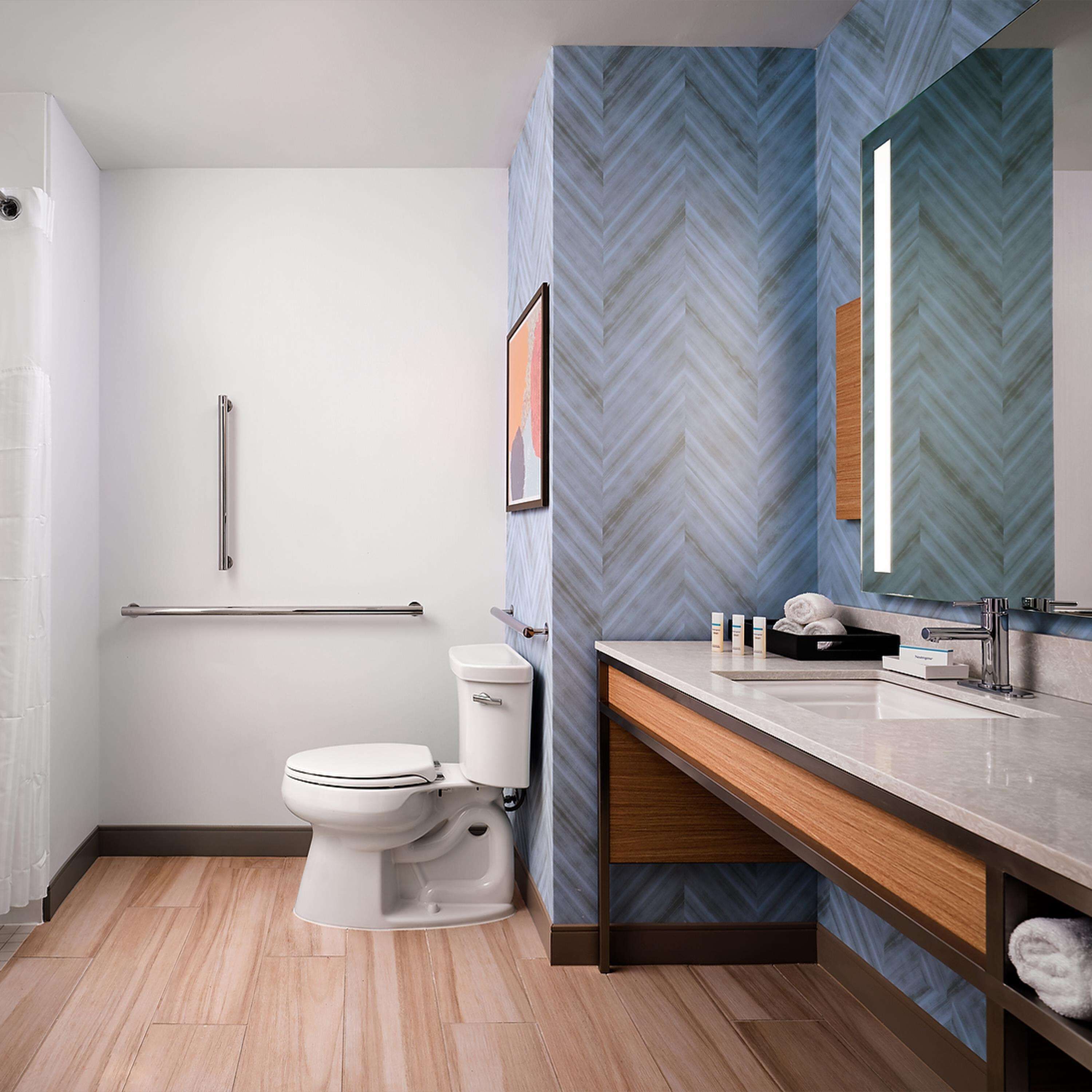 free toiletries, hair dryer, towels, soap