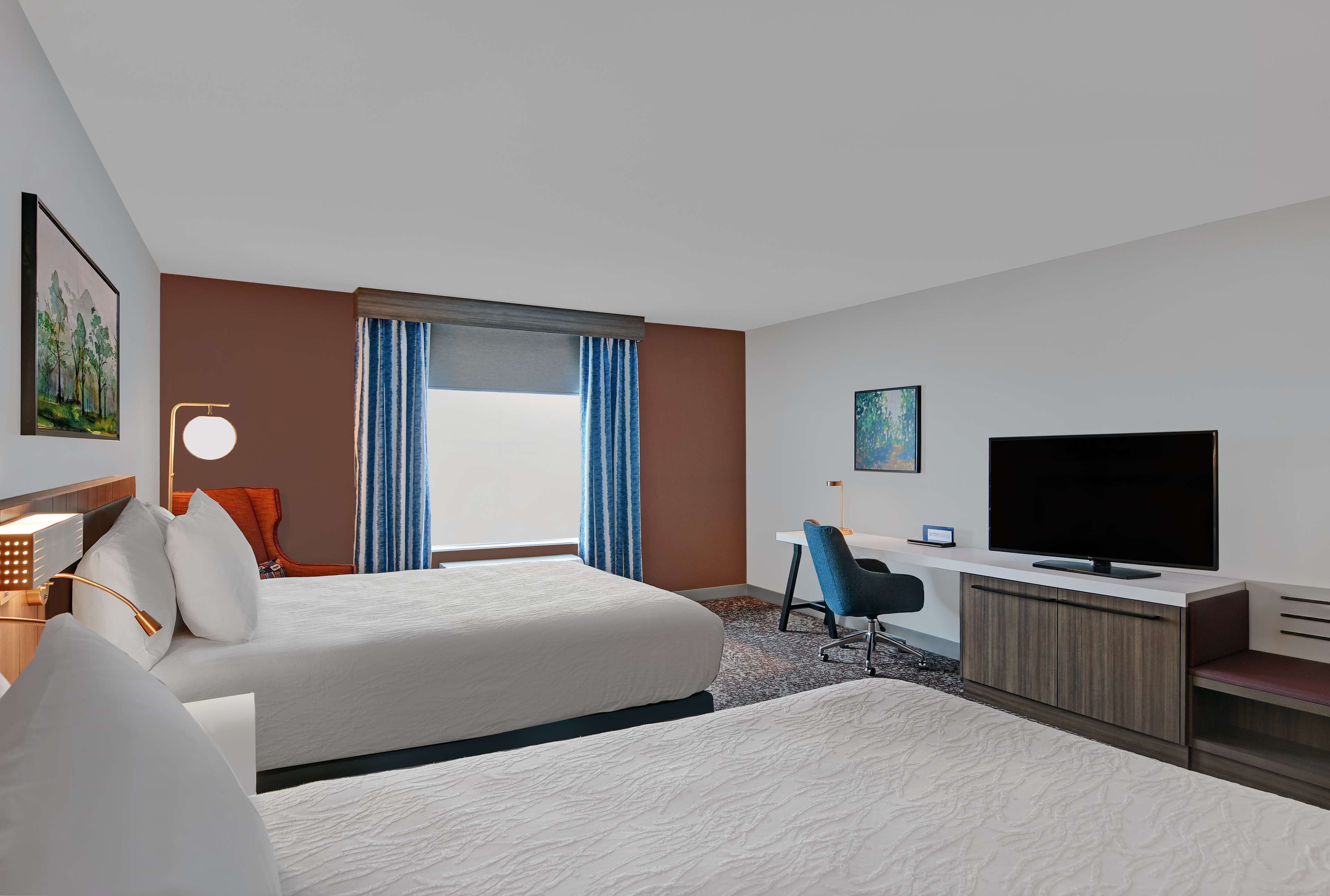 1 bedroom, blackout curtains, soundproofing, iron/ironing board