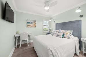 2 slaapkamers, een strijkplank/strijkijzer, gratis wifi, beddengoed