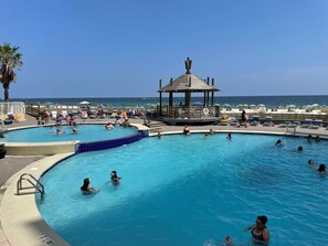 Indoor pool, outdoor pool